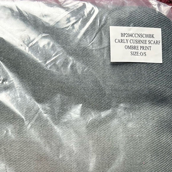 CUSHNIE One Size Grey Horizon Ombre Scarf Retails $150 - Picture 4 of 4